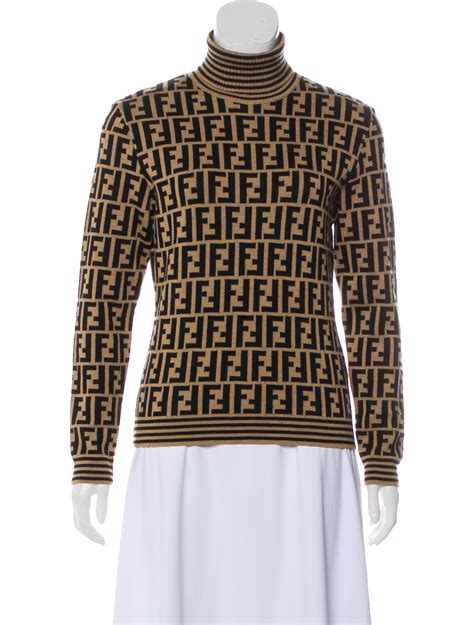 fendi turtleneck sweater women's|fendi shirts for women.